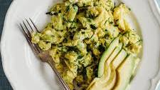 Scrambled Eggs With Zucchini
