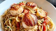 Seafood Pasta with Shrimp and Scallops