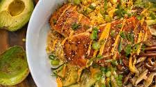 Seared Salmon Rice Bowls