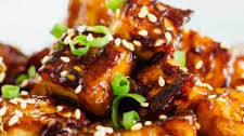 Sesame Garlic Fried Tofu Recipe