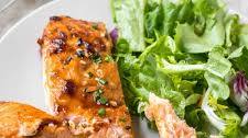 Sesame Ginger Salmon with Roasted Broccoli