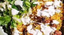 Shawarma Rice with White Sauce (in one pot!)