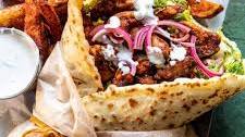 Sheet Pan Chicken Gyros with Feta Tzatziki.