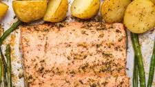 Sheet Pan Garlic Butter Salmon