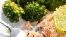 Sheet Pan Lemon Garlic Salmon With Broccoli