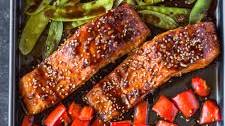 Sheet Pan Teriyaki Salmon & Veggies