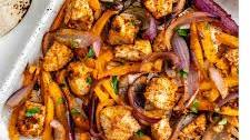 Sheet Pan Tofu Fajitas