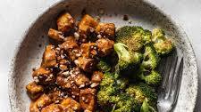 Sheet-pan Broccoli and Tofu