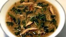 Shiitake and Spinach Egg Drop Soup