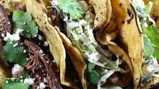Shredded Beef Tacos with Cilantro Lime Coleslaw
