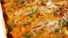 Shredded Chicken Enchiladas