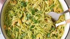 Shrimp Pesto Pasta