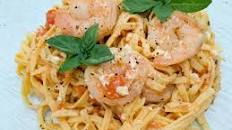 Shrimp and Feta Cheese Pasta