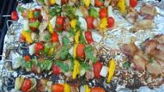 Shrimp and Mango Skewers