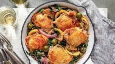 Sicilian Skillet Chicken With Lemon, Olives, and Capers