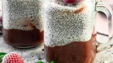 Silken Tofu Choc Chia Pudding