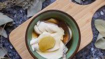 Silken Tofu Pudding with Ginger Syrup