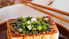 Silken Tofu with Spicy Soy Sauce Dressing