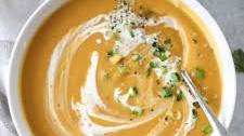 Silky Ginger Sweet Potato Soup