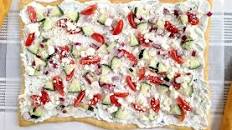 Simple Greek Veggie Pizza