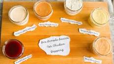 Six Delicious Dipping Sauces for Chicken Tenders