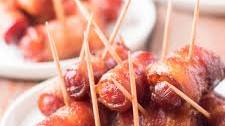 Slow Cooker Bacon Wrapped Smokies