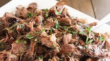 Slow Cooker Balsamic Glazed Roast Beef