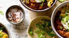 Slow Cooker Bone Broth Chili