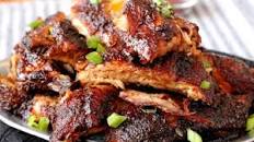 Slow Cooker Chipotle Pork Ribs {Honey-Lime Glaze}