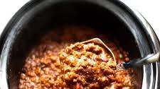 Slow Cooker Ground Beef Chili w/ Beans