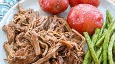 {Slow-Cooker} Italian Red Wine Roast Beef