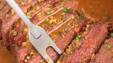 Slow Cooker Maple Mustard Corned Beef