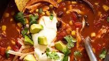 Slow Cooker Mexican Chicken Soup