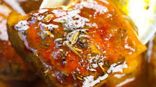 Slow Cooker Peach BBQ Chicken