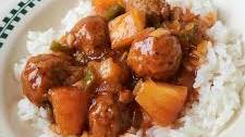 Slow Cooker Pineapple-BBQ Meatballs