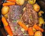 Slow Cooker Pot Roast with Onion Soup Mix