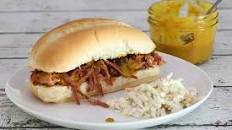 Slow Cooker Pulled Ham With Carolina Mustard Recipe