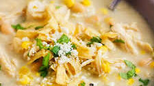 Slow Cooker Salsa Verde Chicken Soup