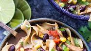 Slow Cooker Southwest Chicken Noodle Soup