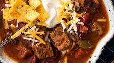 Slow Cooker Steak Chili