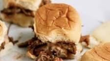 Slow Cooker Three Envelope Pot Roast Sliders Recipe