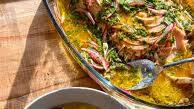 Slow Roasted Salmon with Citrus Salsa Verde