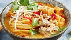 Slow cooker Malaysian chicken laksa recipe
