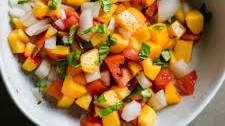 Small-Batch Peach Salsa