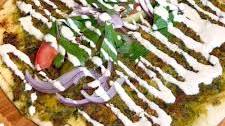 Smashed Falafel Wrap