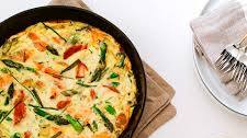 Smoked Salmon-Asparagus Frittata