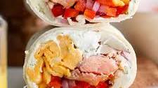 Smoked Salmon Breakfast Burrito Recipe