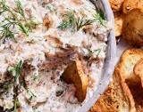 Smoked Salmon Dip with Bagel Crisps