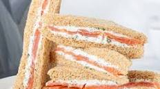 Smoked Salmon and Dill Tea Sandwiches