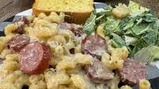 Smoked Sausage Alfredo Pasta